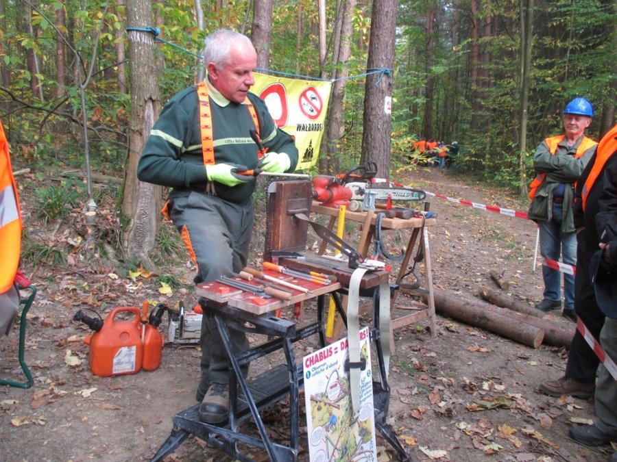 Réaliser un bon affûtage - Bucheron-sylviculteur